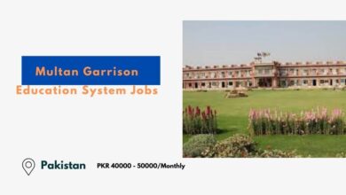 Multan Garrison Education System Jobs