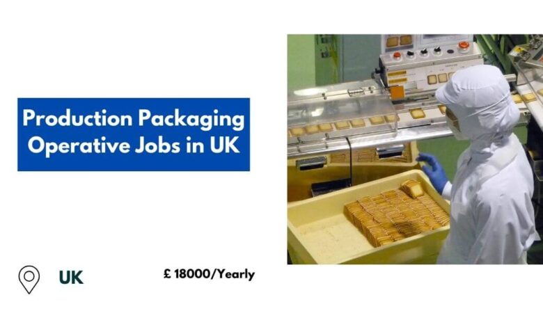 Production Packaging Operative Jobs in UK