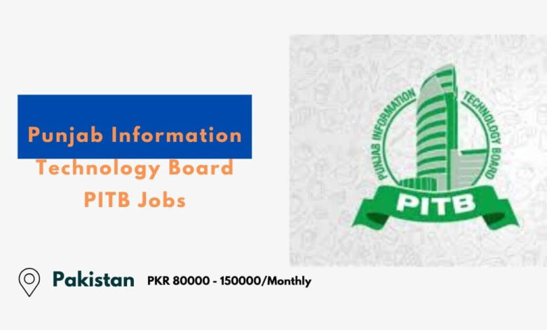 Punjab Information Technology Board PITB Jobs