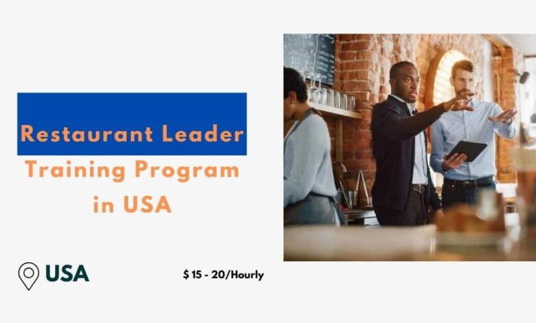 Restaurant Leader Training Program in USA