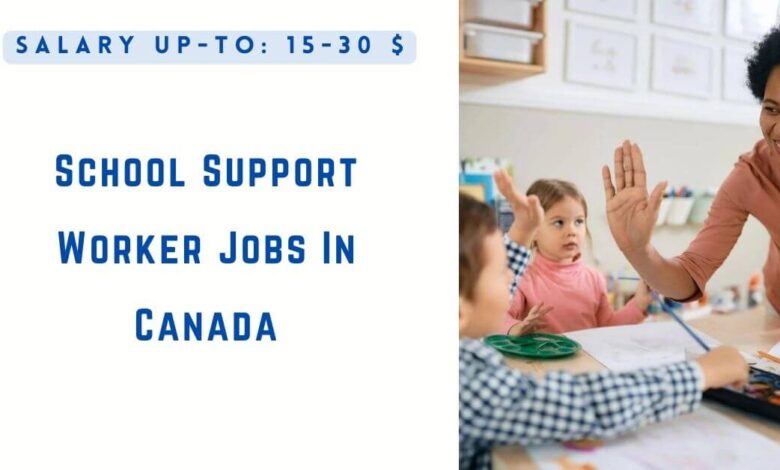 School Support Worker Jobs In Canada