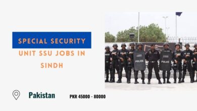 Special Security Unit SSU Jobs in Sindh