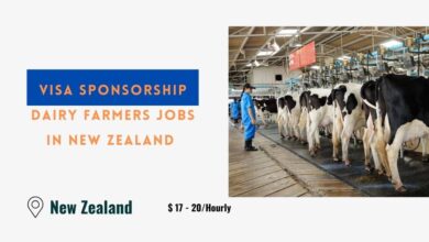 Visa Sponsorship Dairy Farmers Jobs in New Zealand