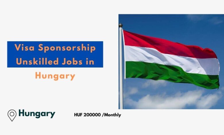 Visa Sponsorship Unskilled Jobs in Hungary