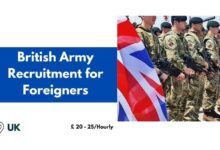 British Army Recruitment for Foreigners