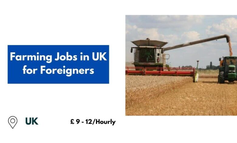 Farming Jobs in UK for Foreigners