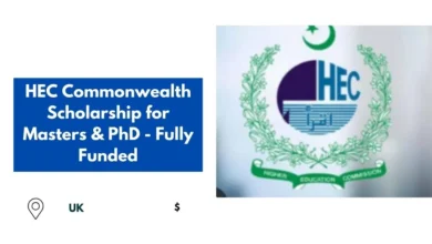 HEC Commonwealth Scholarship for Masters & PhD