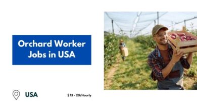 Orchard Worker Jobs in USA