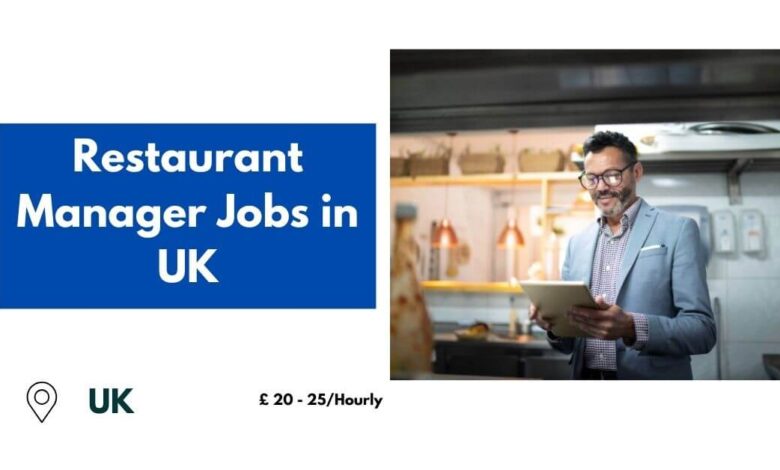 Restaurant Manager Jobs in UK