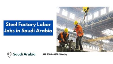 Steel Factory Labor Jobs in Saudi Arabia