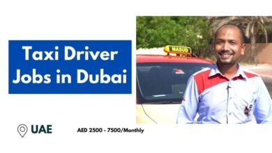 Taxi Driver Jobs in Dubai