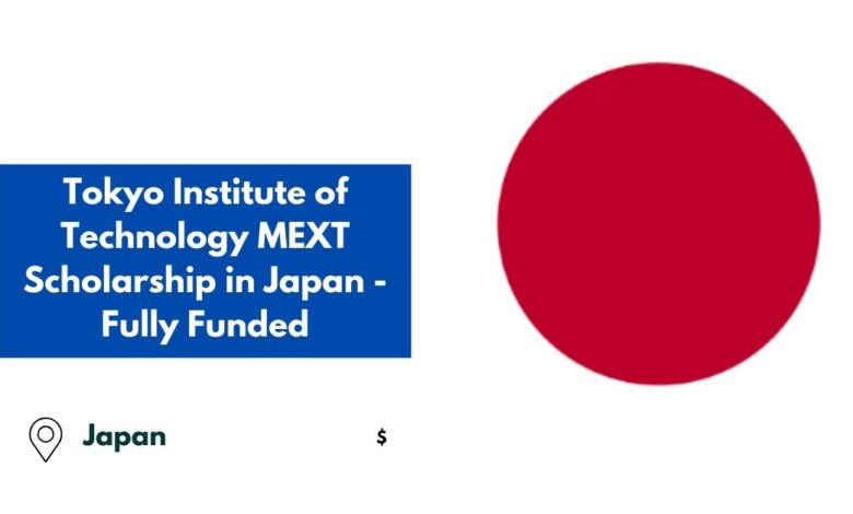 Tokyo Institute of Technology MEXT Scholarship