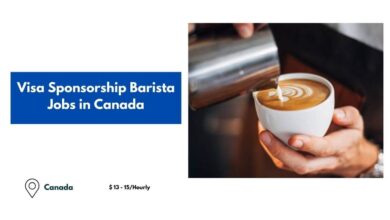 Visa Sponsorship Barista Jobs in Canada