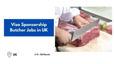 Visa Sponsorship Butcher Jobs in UK