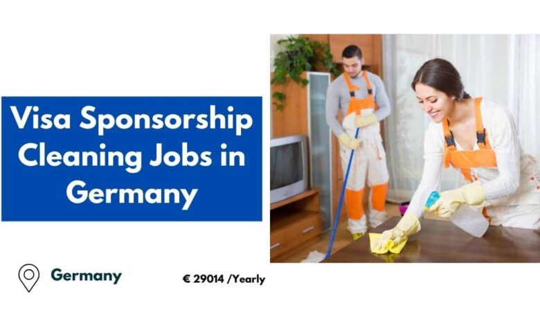 Visa Sponsorship Cleaning Jobs in Germany