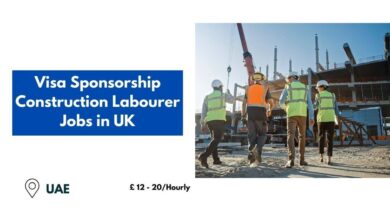 Visa Sponsorship Construction Labourer Jobs in UK