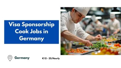 Visa Sponsorship Cook Jobs in Germany