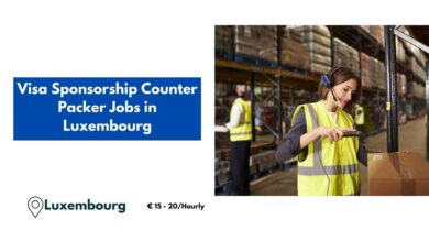 Visa Sponsorship Counter Packer Jobs in Luxembourg