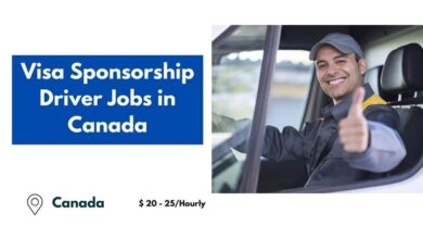 Visa Sponsorship Driver Jobs in Canada