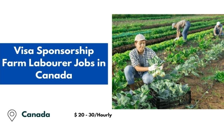 Visa Sponsorship Farm Labourer Jobs in Canada