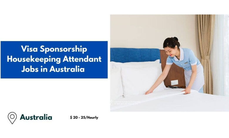 Visa Sponsorship Housekeeping Attendant Jobs in Australia