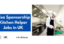 Visa Sponsorship Kitchen Helper Jobs in UK