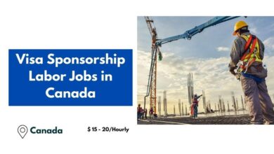 Visa Sponsorship Labor Jobs in Canada