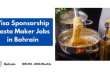 Visa Sponsorship Pasta Maker Jobs in Bahrain