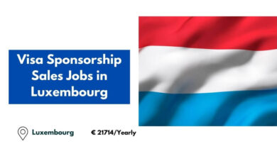 Visa Sponsorship Sales Jobs in Luxembourg