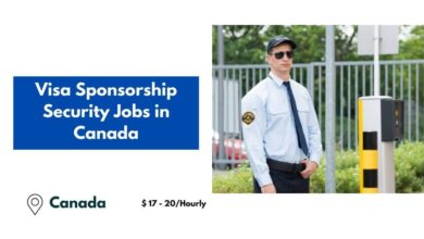 Visa Sponsorship Security Jobs in Canada