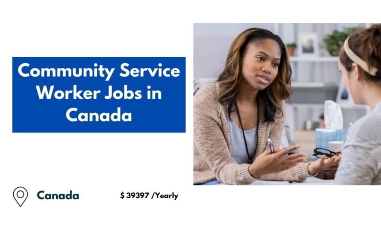 Community Service Worker Jobs in Canada