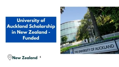 University of Auckland Scholarship in New Zealand