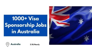 1000+ Visa Sponsorship Jobs in Australia