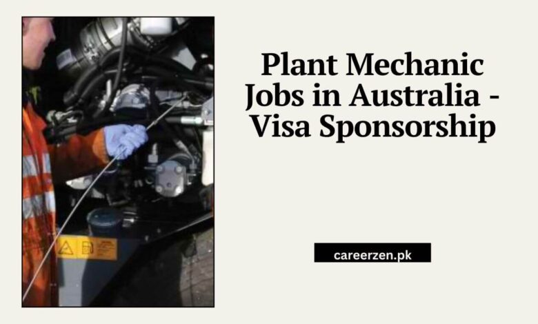 Plant Mechanic Jobs in Australia - Visa Sponsorship