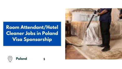 Room Attendant Hotel Cleaner Jobs in Poland