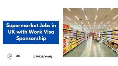 Supermarket Jobs in UK with Work Visa Sponsorship