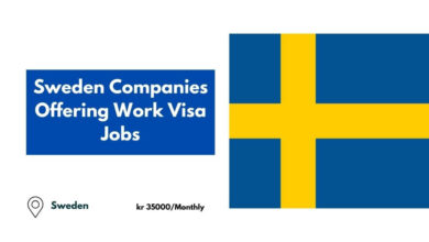 Sweden Companies Offering Work Visa Jobs