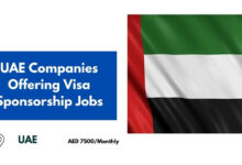 UAE Companies Offering Visa Sponsorship Jobs