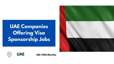 UAE Companies Offering Visa Sponsorship Jobs