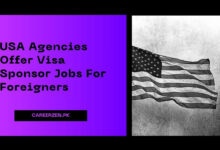 USA Agencies Offer Visa Sponsor Jobs For Foreigners