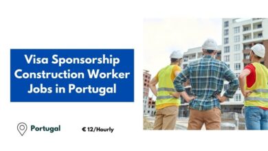 Visa Sponsorship Construction Worker Jobs in Portugal