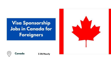 Visa Sponsorship Jobs in Canada for Foreigners