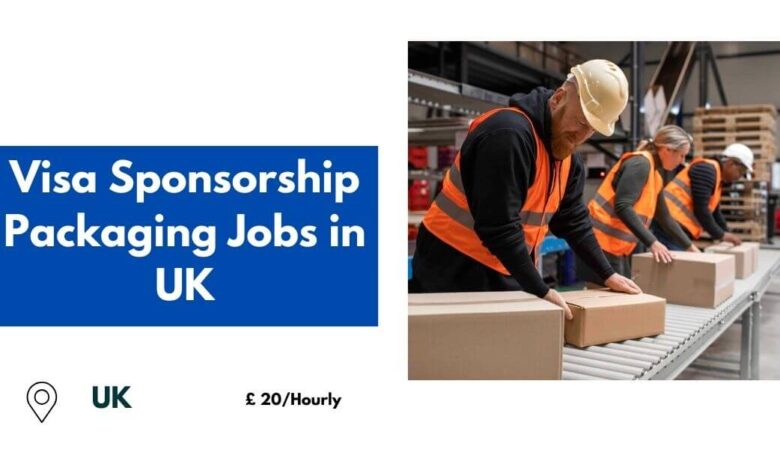 Visa Sponsorship Packaging Jobs in UK