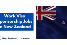 Work Visa Sponsorship Jobs in New Zealand