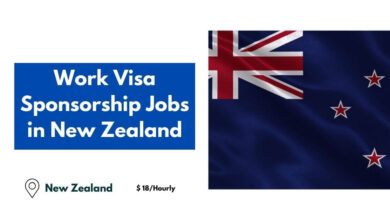 Work Visa Sponsorship Jobs in New Zealand