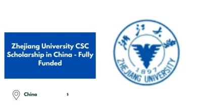 Zhejiang University CSC Scholarship in China