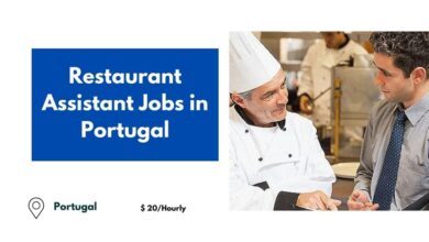 Restaurant Assistant Jobs in Portugal