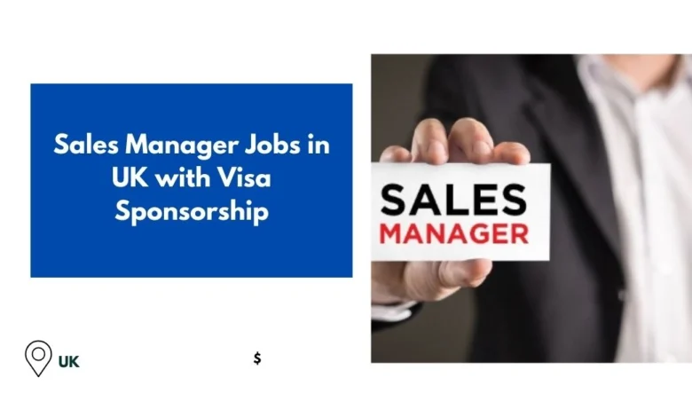 Sales Manager Jobs in UK