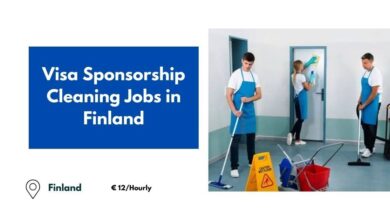 Visa Sponsorship Cleaning Jobs in Finland