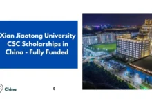 Xian Jiaotong University CSC Scholarships